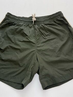Nike Olive Green Men's Swim/Running Shorts